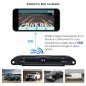 Rear view camera phone wireless mounted on license plate for (iOS, Android)