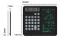 Calculadora de panel solar 6,5" + Pizarra LCD a modo de bloc de notas + Bolígrafo para escribir