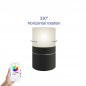 Candeeiro de mesa LED com câmera WiFi FULL HD e lente rotativa 330 °