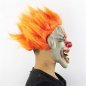 FIRE EVIL CLOWN - máscara facial de terror - para crianças e adultos para Halloween ou carnaval