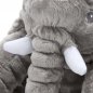 Cuscino elefante - Cuscino gigante in peluche per bambini a forma di elefante con 60 cm