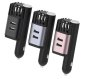 Čistič vzduchu + ionizátor + 24W nabíječka 2x USB 3v1 - do auta