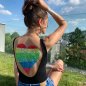 Светлуцави прах - Сјајни биоразградиви украси од прашине за тело + косу + браду - 10 г (плави)