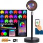 Svetlo na fotenie kruhové - RGB farby - Okrúhla farebná lampa + WiFi App