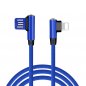 Cable Apple Lightning para la carga de teléfonos móviles de todos los modelos de iPhone con diseño de conector de 90 ° y 1 m de longitud