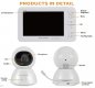 Baby monitory - video SET - 5" LCD + 2x 1080p PTZ IP kamera s IR LED a obojsmernou komunikáciou