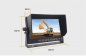 Parkovací a cúvací DVR set 7" LCD monitor s nahrávaním + 2x vodeodolná kamera s uhlom 150°
