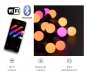Karácsonyi izzólámpák - LED világítás 20db RGB - Twinkly Feston + BT + WiFi