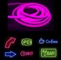 Bandes LED silicone souple 5M - Protection étanche IP68 - Couleur rose