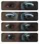 LED-Wimpern - LED-Streifen auf dem Augenlid