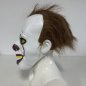 Klouno veido kaukė - vaikams ir suaugusiems Helovinui ar karnavalui