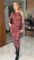 Dámské midy šaty - vzor leopard - ISERIA - fashion Julzz