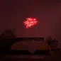 Logo LED en la pared - Patrón de iluminación 3D BEST PARTY 75 cm