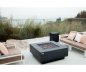 Table top fire pit  - Luxury outdoor gas fireplace with table from concrete