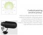 Statief voor vloggers - SET voor smartphone met LED-lampje en externe microfoon