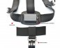 Adjustable elastic helmet strap for camera