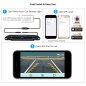 Rear view camera phone wireless mounted on license plate for (iOS, Android)
