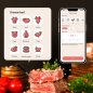 Thermomètre à viande - thermomètre à viande Bluetooth sans fil (application iOS/Android) jusqu'à 30 m