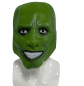 Green face mask (from the movie MASK) - for children and adults for Halloween or carnival