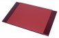 Odinis stalo kilimėlis - (raudonmedžio mediena + oda) 100% rankų darbo