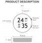 Cameră digitală SPY cu ceas de mână cu WiFi + FULL HD + suport micro SD de 256 GB