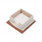 Nahkainen pöytämatto - Luxury SET 11 kpl pöytäalustalle (ruskea puu + nahka)