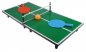 Papan meja ping pong mini - set tenis meja + 2x raket + 4x bola