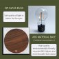 Levitating light bulb - floating light bulb as table night lamp magnetic 360°