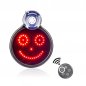 LED-Auto-Zeichen mit Lächeln auf einer Heckscheibe mit einem Durchmesser von 16,6 cm