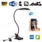 Bordlampe Wifi kamera FULL HD + IR LED + Bevegelsesdeteksjon