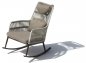 Terrassenbestuhlung im Garten – Schaukel- und Statikstuhl + Doppelsitz für 5 Personen + Hochtisch
