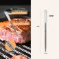 Termómetro inalámbrico para carne: termómetro Bluetooth para asar carne (aplicación móvil iOS/Android) hasta 100 m