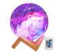 Nočná lampa GALAXIA (Vesmír) - planéta nočné svetlo s ovládačom 16 farieb