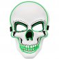 एलईडी मुखौटा SKULL - हरा