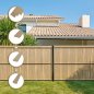 Plastic fence slats - PVC Fillers width 49mm for 3D mesh fencing - Wood imitation