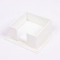 Ofis için deri masa takımı - 4 parça set: Beyaz Deri - El Yapımı