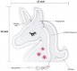 Wand Leuchtreklame - Licht LED Panel Logo UNICORN