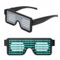 Óculos de festa LED com animações