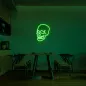 LED light logo SKULL - montaż ścienny 50 cm