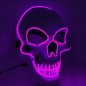 LED-maske SKULL - lilla