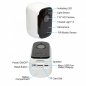 Bezpečnostná IP kamera FULL HD + WiFi + IR LED + Micro SD - Extra dlhá výdrž batérie