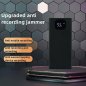 Bloqueur audio - brouilleur portable d'écoute (enregistrement) par ultrasons vocaux + 6000 mAh + télécommande