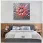 3D Wall Paintings - Metal (aluminum) - LED backlit RGB 20 colors - Diamond flower 50x50cm