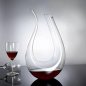 Bokal za vino i dekanter 1500 ml - Unikatni dekanteri u obliku slova U + kuglice za čišćenje