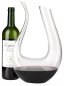 Bokal za vino i dekanter 1500 ml - Unikatni dekanteri u obliku slova U + kuglice za čišćenje