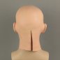Maschera in lattice di silicone da uomo calvo - per adulti per Halloween o carnevale