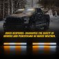 Villogó villogó lámpák járműhöz - autó vészvilágítás 160 LED (80W) többszínű 55 cm x 2 db