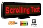 Reklamný LED displej s rolovaním textu 30 cm x 11 cm - červený