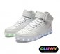 Sneakers kasut LED putih - Aplikasi untuk menukar warna melalui telefon anda