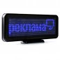 Business LED panel with text programming 30 cm x 11 cm - blue